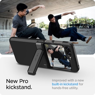 Foto 4 | Foto 4 | Funda Spigen Tough Armor Pro Con Protección De Bisagra Para El Galaxy Z Flip 5 (2023), Color Negro - Venta Internacional.