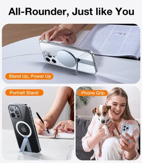 Foto 3 | Foto 3 | Funda Para Teléfono Torras Magnetic Con Soporte Giratorio De 360° Para Iphone 14 Pro - Venta Internacional.