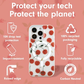 Foto 4 | Foto 4 | Funda De Teléfono Sonix Para Iphone 16 Pro Cherry On Top Red Glitter - Venta Internacional.