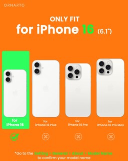 Foto 2 | Foto 2 | Funda Ornarto Air Para Iphone 16 Clear Con Magsafe Clear - Venta Internacional.