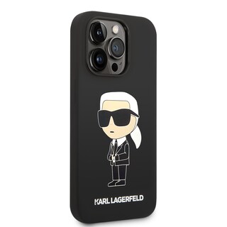 Foto 4 | Foto 4 | Funda Karl Silicon Para Iphone 14 Pro - Negro