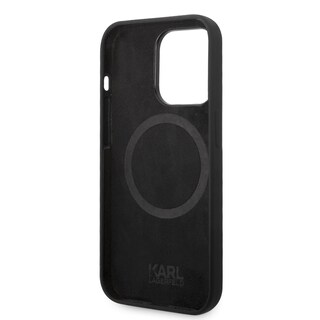 Foto 7 | Foto 7 | Funda Karl Silicon Para Iphone 14 Pro - Negro