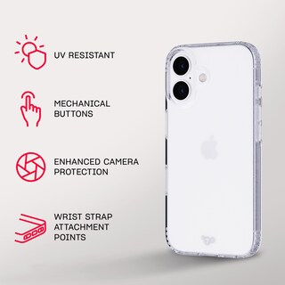 Foto 4 | Foto 4 | Protección Contra Impactos Case Tech21 Evolite Para Iphone 16, Transparente - Venta Internacional.