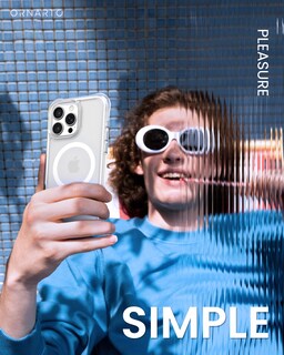 Foto 6 | Foto 6 | Funda De Teléfono Ornarto Air Para Iphone 16 Pro Max Clear Con Magsafe - Venta Internacional.