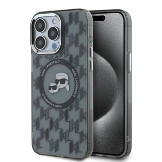 Foto 1 | Foto 1 | Funda Karl Monograma Cabeza K&c Para Iphone 15 Pro - Negro