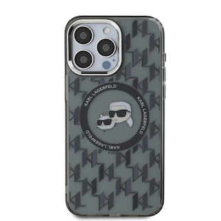 Foto 3 | Foto 3 | Funda Karl Monograma Cabeza K&c Para Iphone 15 Pro - Negro
