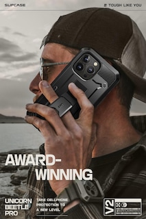 Foto 7 | Foto 7 | Funda Para Teléfono Supcase Unicorn Beetle Pro Para Iphone 15 Pro, Color Negro - Venta Internacional.