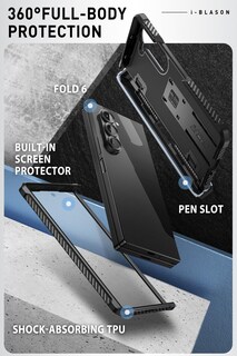 Foto 3 | Foto 3 | Funda De Teléfono I-blason Para Samsung Galaxy Z Fold 6 Con S Pen Azul Oscuro - Venta Internacional.