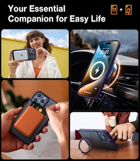 Foto 5 | Foto 5 | Funda De Teléfono Torras Magnetic Ostand Para Iphone 15 Pro Max Morada - Venta Internacional.