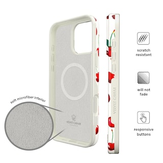 Foto 6 | Foto 6 | Funda De Teléfono Velvet Caviar Para Iphone 16 Pro Max Red Cherries - Venta Internacional.