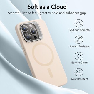 Foto 6 | Foto 6 | Funda De Teléfono Esr Para Iphone 15 Pro Magsafe De Silicona Con Soporte - Venta Internacional.