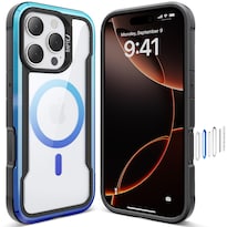 Funda Raptic Upgraded Shield 2.0 Para Iphone 16 Pro, Color Azul Degradado - Venta Internacional.