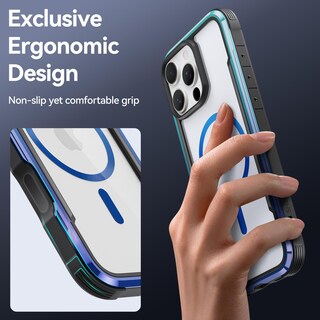 Foto 7 | Foto 7 | Funda Raptic Upgraded Shield 2.0 Para Iphone 16 Pro, Color Azul Degradado - Venta Internacional.