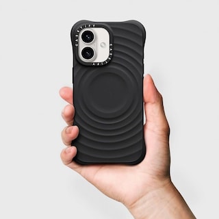 Foto 4 | Foto 4 | Funda De Teléfono Casetify Ripple Silicone Para Iphone 16, Color Negro - Venta Internacional.
