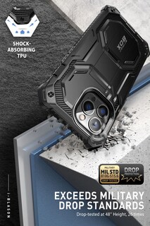 Foto 2 | Foto 2 | Funda De Teléfono I-blason Armorbox Para Iphone 14 Pro 6.1'' 2022 Negra - Venta Internacional.