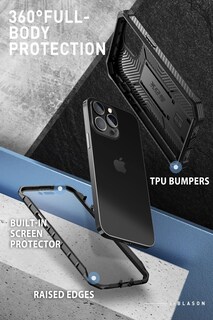 Foto 3 | Foto 3 | Funda De Teléfono I-blason Armorbox Para Iphone 14 Pro 6.1'' 2022 Negra - Venta Internacional.