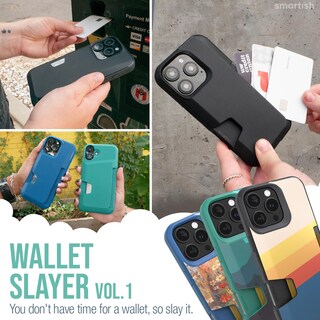 Foto 6 | Foto 6 | Funda Tipo Cartera Smartish Para Iphone 16 Pro Max Wallet Slayer, Vol. 1 - Venta Internacional.