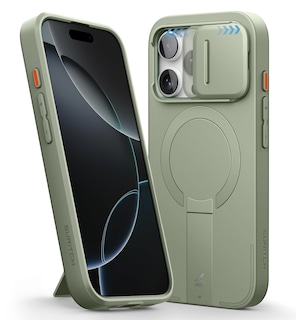 Foto 1 | Foto 1 | Funda Suritch Para Iphone 16 Pro Con Cámara Deslizante, Color Verde - Venta Internacional.