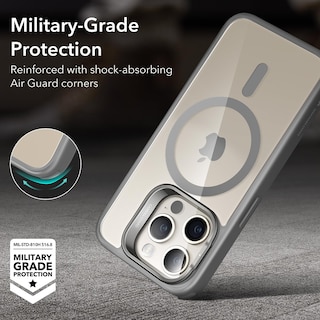 Foto 6 | Foto 6 | Funda De Teléfono Esr Para Iphone 15 Pro Max Con Magsafe Clear Grey - Venta Internacional.