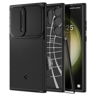 Foto 1 | Foto 1 | Funda Spigen Optik Armor Para El Galaxy S23 Ultra (2023), Color Negro - Venta Internacional.