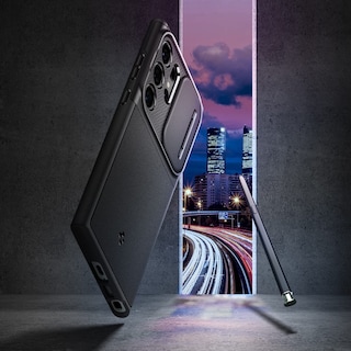 Foto 3 | Foto 3 | Funda Spigen Optik Armor Para El Galaxy S23 Ultra (2023), Color Negro - Venta Internacional.
