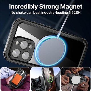 Foto 4 | Foto 4 | Funda Impermeable Aicase Para Iphone 16 Pro Max Con Magsafe Ip68 - Venta Internacional.