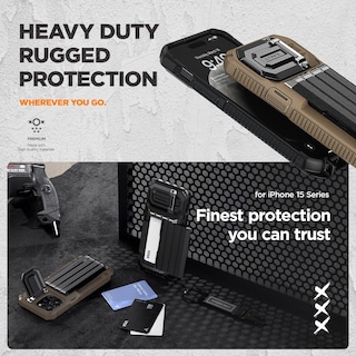 Foto 5 | Foto 5 | Funda Para Teléfono Vrs Design Damda Glide Ultimate Para Iphone 15 Pro Max - Venta Internacional.