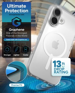 Foto 4 | Foto 4 | Funda Zagg Crystal Palace Snap Para Iphone 16, Transparente - Venta Internacional.