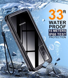Foto 2 | Foto 2 | Funda De Teléfono Temdan Impermeable Con Protector De Pantalla Para Samsung Galaxy S21 De 6.2 Pulgadas - Venta Internacional.