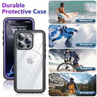 Foto 5 | Foto 5 | Funda Impermeable Temdan Compatible Con Iphone 16 Pro De 6,3 Pulgadas - Venta Internacional.