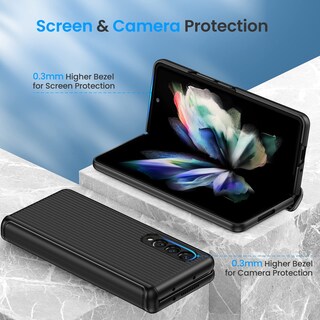 Foto 6 | Foto 6 | Funda Ruky Para Samsung Galaxy Z Fold 3 Con Protector De Pantalla - Venta Internacional.