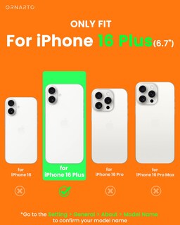 Foto 2 | Foto 2 | Funda De Teléfono Ornarto Air Para Iphone 16 Plus Transparente Con Magsafe - Venta Internacional.