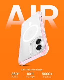 Foto 3 | Foto 3 | Funda De Teléfono Ornarto Air Para Iphone 16 Plus Transparente Con Magsafe - Venta Internacional.