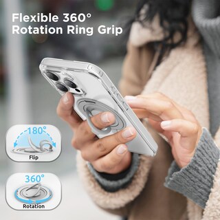 Foto 4 | Foto 4 | Funda Surphy Clear Con Soporte Magnético Para Iphone 16 Pro Max - Venta Internacional.