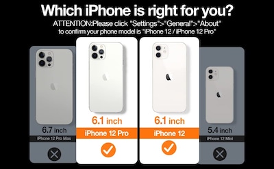 Foto 7 | Foto 7 | Funda De Teléfono Torras Magnetic Upro Ostand Para Iphone 12 Y 12 Pro - Venta Internacional.