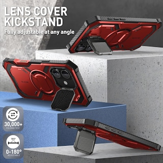 Foto 7 | Foto 7 | Funda De Teléfono I-blason Armorbox Para Iphone 16 Con Magsafe Red - Venta Internacional.