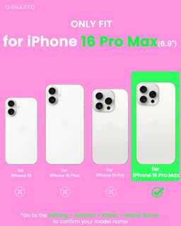 Foto 2 | Foto 2 | Funda De Teléfono Ornarto Air Para Iphone 16 Pro Max Clear Con Magsafe - Venta Internacional.