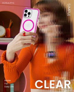 Foto 5 | Foto 5 | Funda De Teléfono Ornarto Air Para Iphone 16 Pro Max Clear Con Magsafe - Venta Internacional.