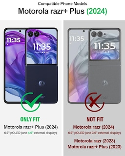 Foto 2 | Foto 2 | Funda Poetic Spartan Para Motorola Moto Razr Plus 2024 Azul - Venta Internacional.