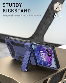 Foto 4 | Foto 4 | Funda Poetic Spartan Para Motorola Moto Razr Plus 2024 Azul - Venta Internacional.
