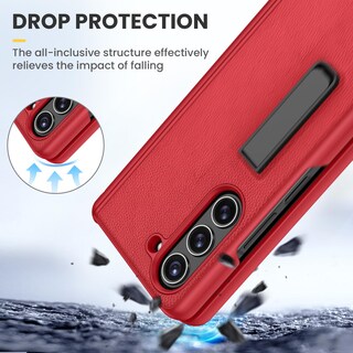 Foto 6 | Foto 6 | Funda De Teléfono Ruky Para Samsung Galaxy Z Fold 5 5g Con Soporte - Venta Internacional.