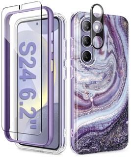 Foto 1 | Foto 1 | Funda De Teléfono Gviewin Para Samsung Galaxy S24 Con Protector De Pantalla - Venta Internacional.