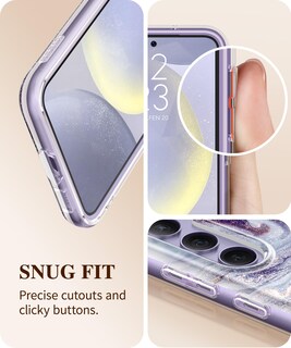 Foto 7 | Foto 7 | Funda De Teléfono Gviewin Para Samsung Galaxy S24 Con Protector De Pantalla - Venta Internacional.