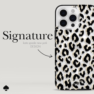 Foto 4 | Foto 4 | Funda De Teléfono Kate Spade New York City Leopard Black Para Iphone 15 Pro Max - Venta Internacional.