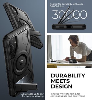 Foto 4 | Foto 4 | Funda Magnética Dexnor Con Soporte Para Samsung Galaxy S24, Color Negro - Venta Internacional.