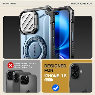 Foto 2 | Foto 2 | Funda De Teléfono Supcase Para Iphone 16 6.1 Pulgadas 2024 Con Funda De Cámara - Venta Internacional.