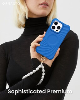 Foto 6 | Foto 6 | Funda De Teléfono Ornarto Vortuxe Para Iphone 16 Pro Max Silicone Azure - Venta Internacional.