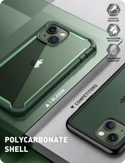 Foto 5 | Foto 5 | Funda De Teléfono I-blason Ares Series Para Iphone 14/13 De 6.1 Pulgadas, Color Verde - Venta Internacional.