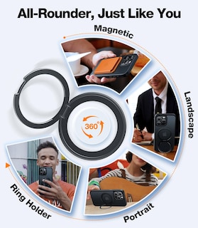 Foto 4 | Foto 4 | Funda Para Teléfono Torras 2024 Upgrade Con Anillo Giratorio De 360° Para Iphone 14 Pro Max - Venta Internacional.