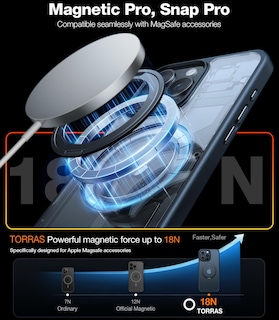 Foto 5 | Foto 5 | Funda Para Teléfono Torras 2024 Upgrade Con Anillo Giratorio De 360° Para Iphone 14 Pro Max - Venta Internacional.